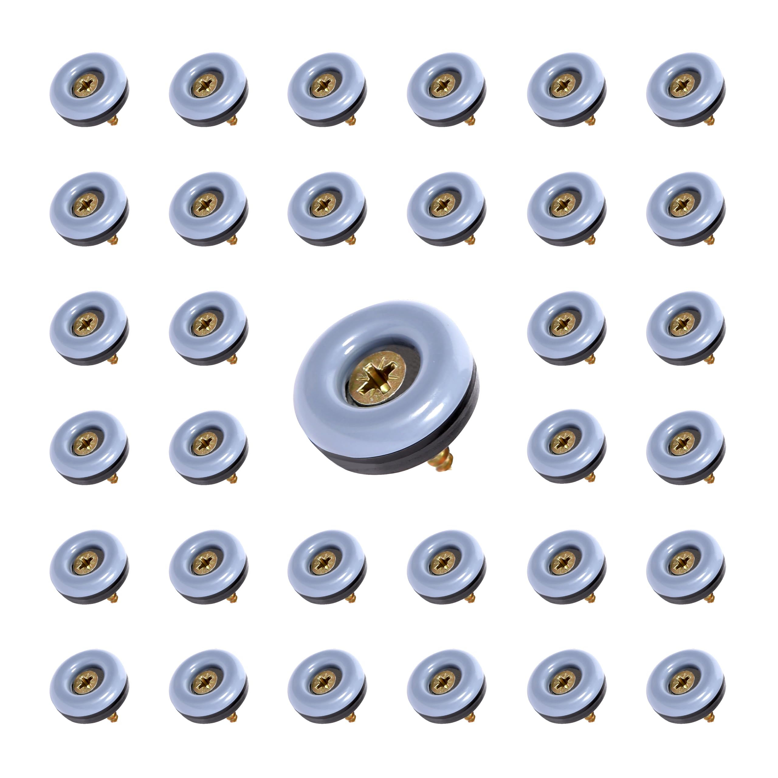 Simala Grey Chair Leg Floor Protectors For Furniture Feet, 5Mm Thick For Increased Durability. 32 Pack Ideal Floor Protector Pads For Hard Surfaces & Carpet (25Mm)