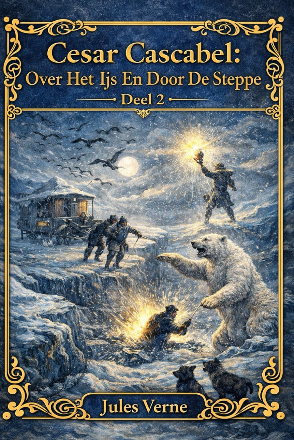 Cesar Cascabel: Over Het Ijs En Door De Steppe – Deel 2: Een klassieke avonturenroman over een familie op reis, overleving in ijs en sneeuw, en een epische tocht door continenten