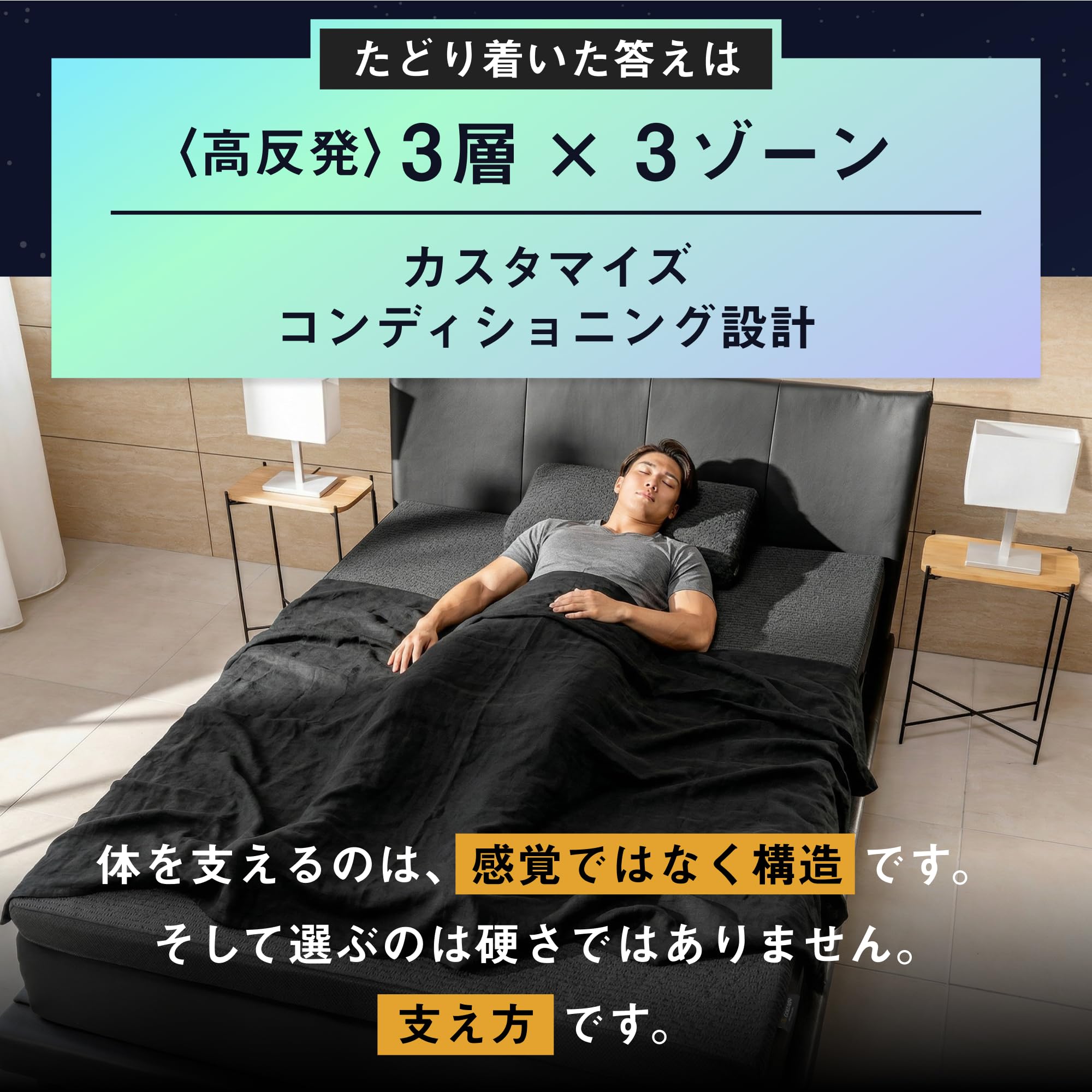 Amazon.co.jp: GOKUMIN 高反発 マットレス シングル 極厚10cm 三つ折り