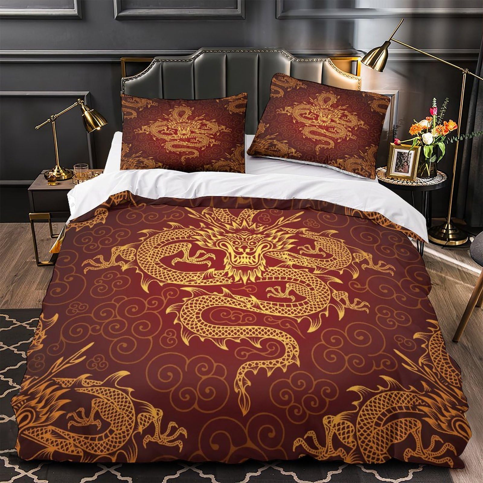 Parure de lit imprimé 3D motif chiots Chihuahua idée cadeau chambre