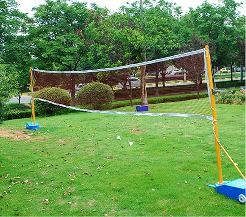 Miniatura 5 de Red de bádminton, juegos de bádminton para patios traseros con red de bádminton para patio trasero, red de bádminton portátil para torneo de