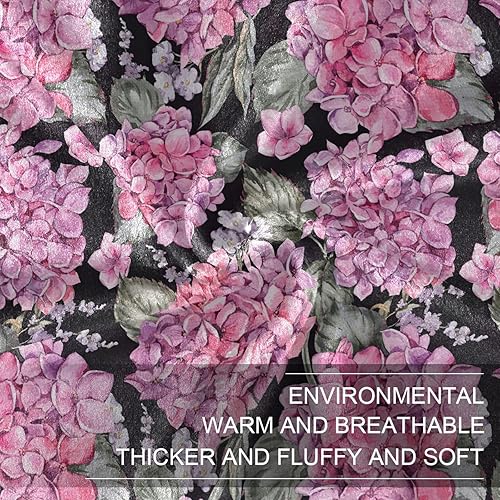 Miniatura 7 de Green Grass Clover Leaf Ultra-Soft Plush Travel Blankets, Comfy All Season Use Fluffy Blanket Adults Kids Bed Bed Travel Throws 60x90 Inches Sofa