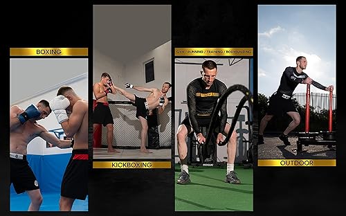 Miniatura 5 de MoneyFyte Pantalones cortos de MMA y BJJ para hombre, UFC Grappling Fight Shorts para boxeo, kickboxing, Muay Thai 7 pulgadas entrenamiento cruzado