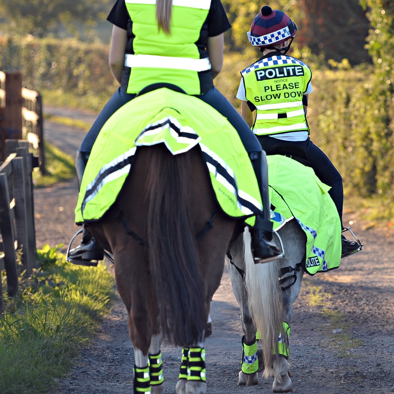Equisafety Winter - Tappetino da Allenamento, Colore Giallo Fluo