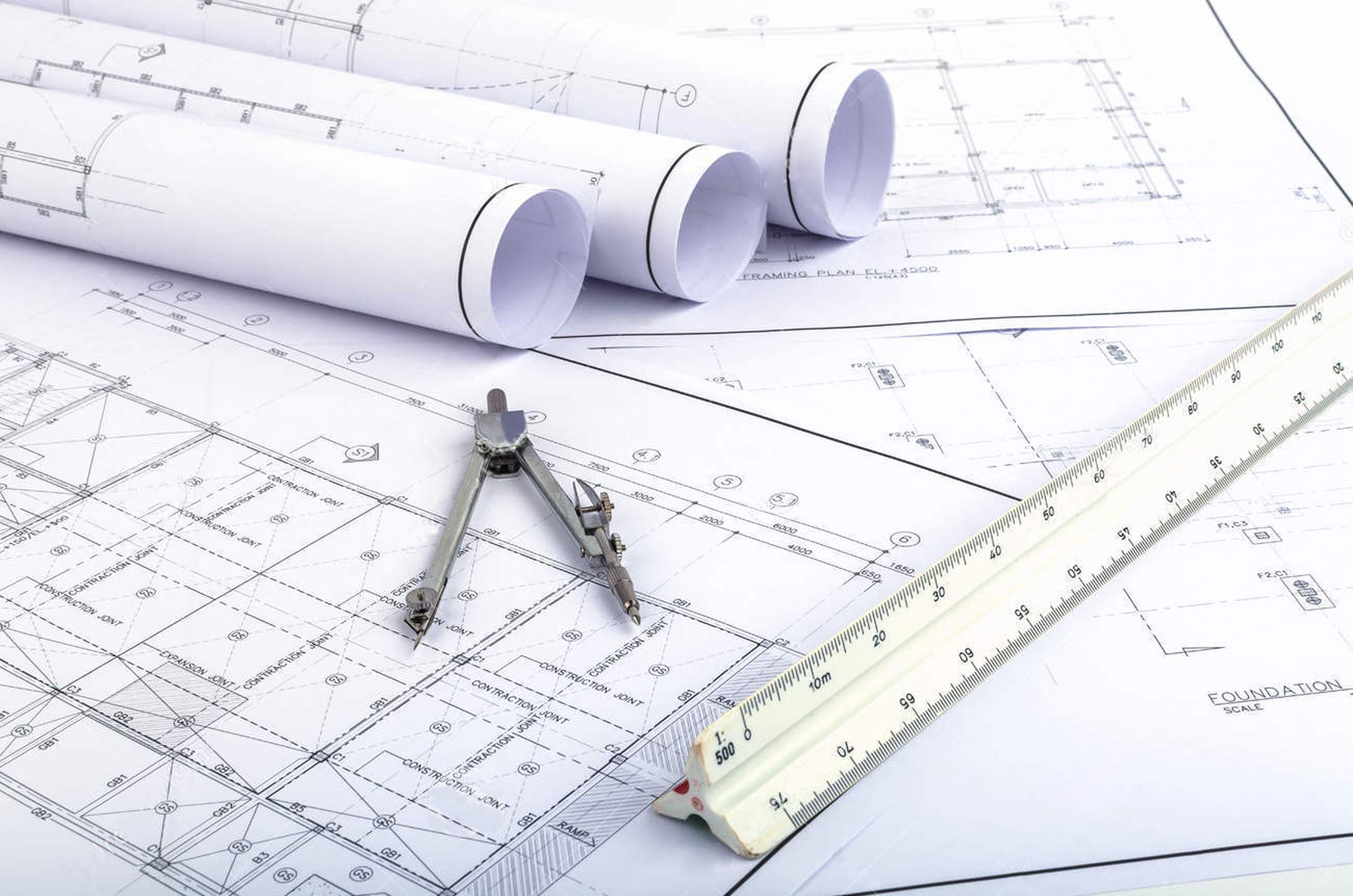 12 Inch Triangular Engineering Scale Ruler 1:100, 1:200, 1:250, 1:300, 1:400, 1:500 by YOSOGO - Image 4