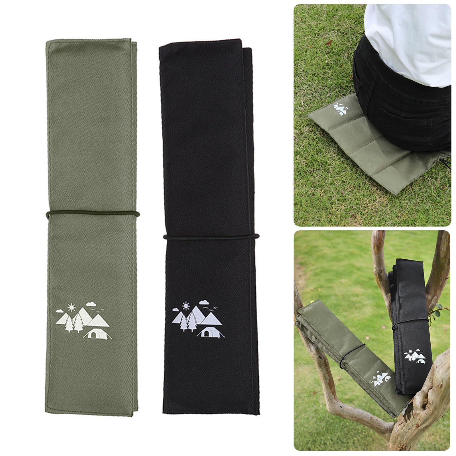 Oxxggkao Outdoor Sitting Mat Seat Cushion Folding Small Camping Seat Outdoor Sitting Pad Camping Mat Picnics Seat Pad