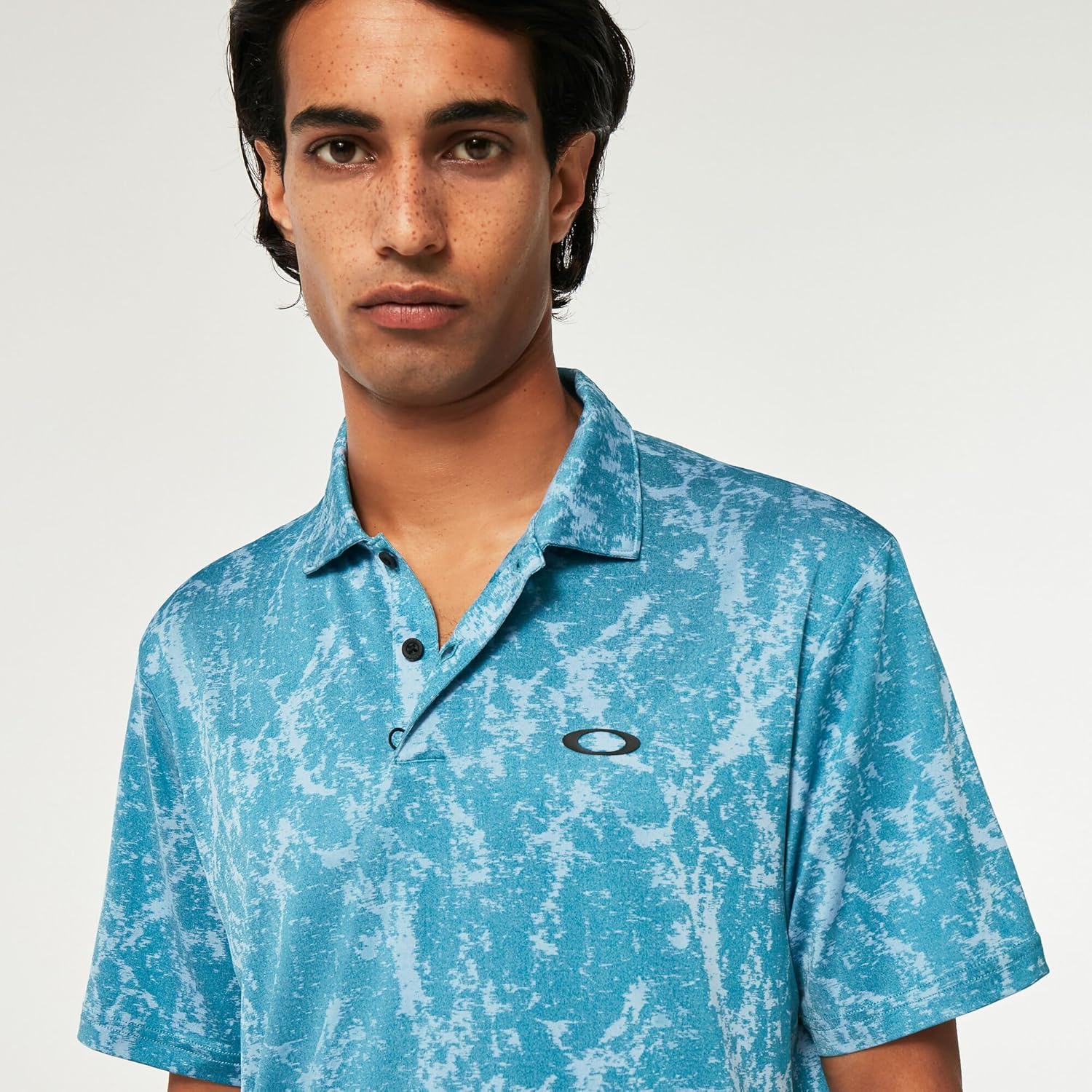 Oakley Mens Marble Jaquard Polo