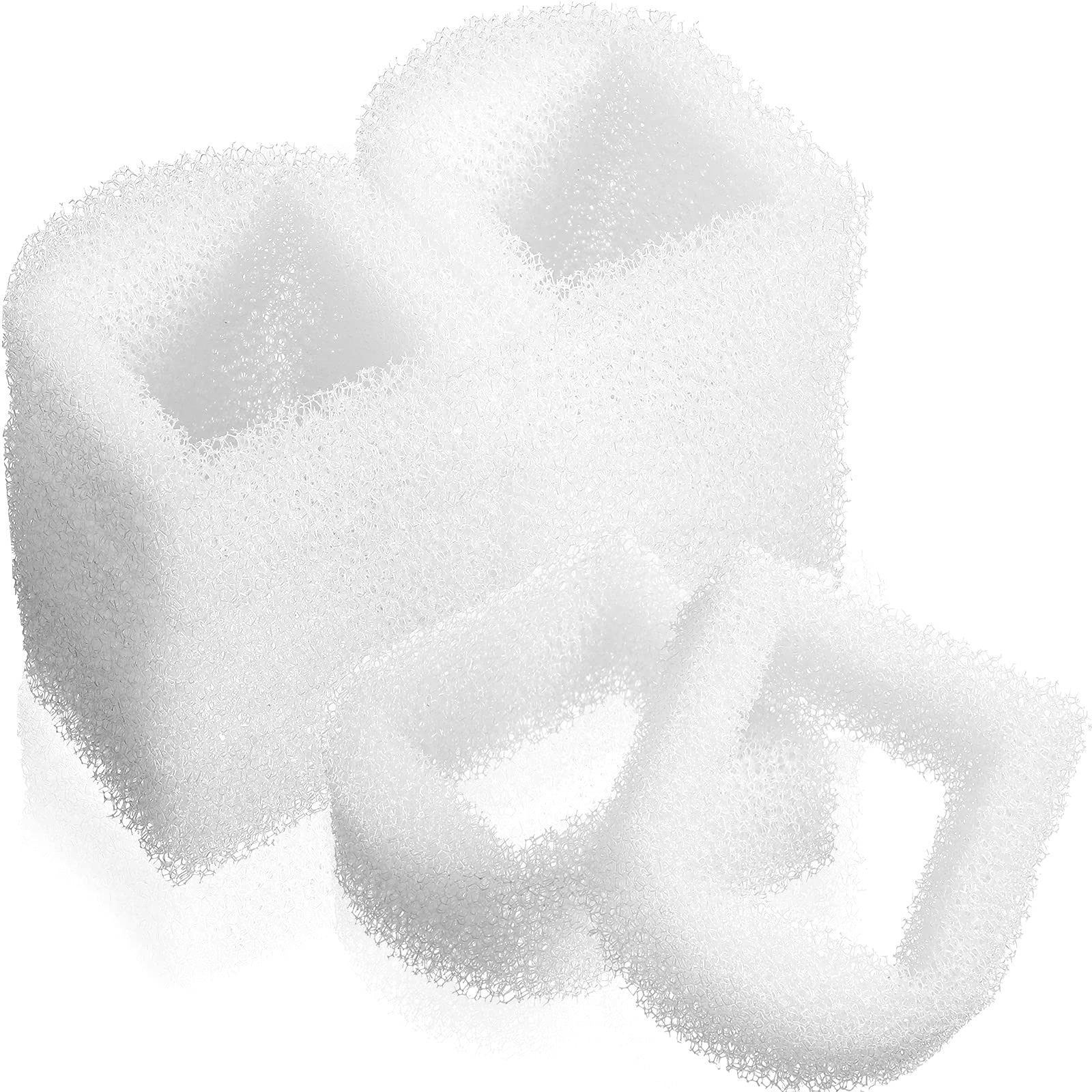 Zonon 15 Pcs Cat Water Fountain Filters, Pet Fountain Replacement Foam Filters, Compatible with Drinkwell Pet Fountains Filter Ceramic, Stainless Steel, Plastic, 360 Pets Water Fountains Filter Foam