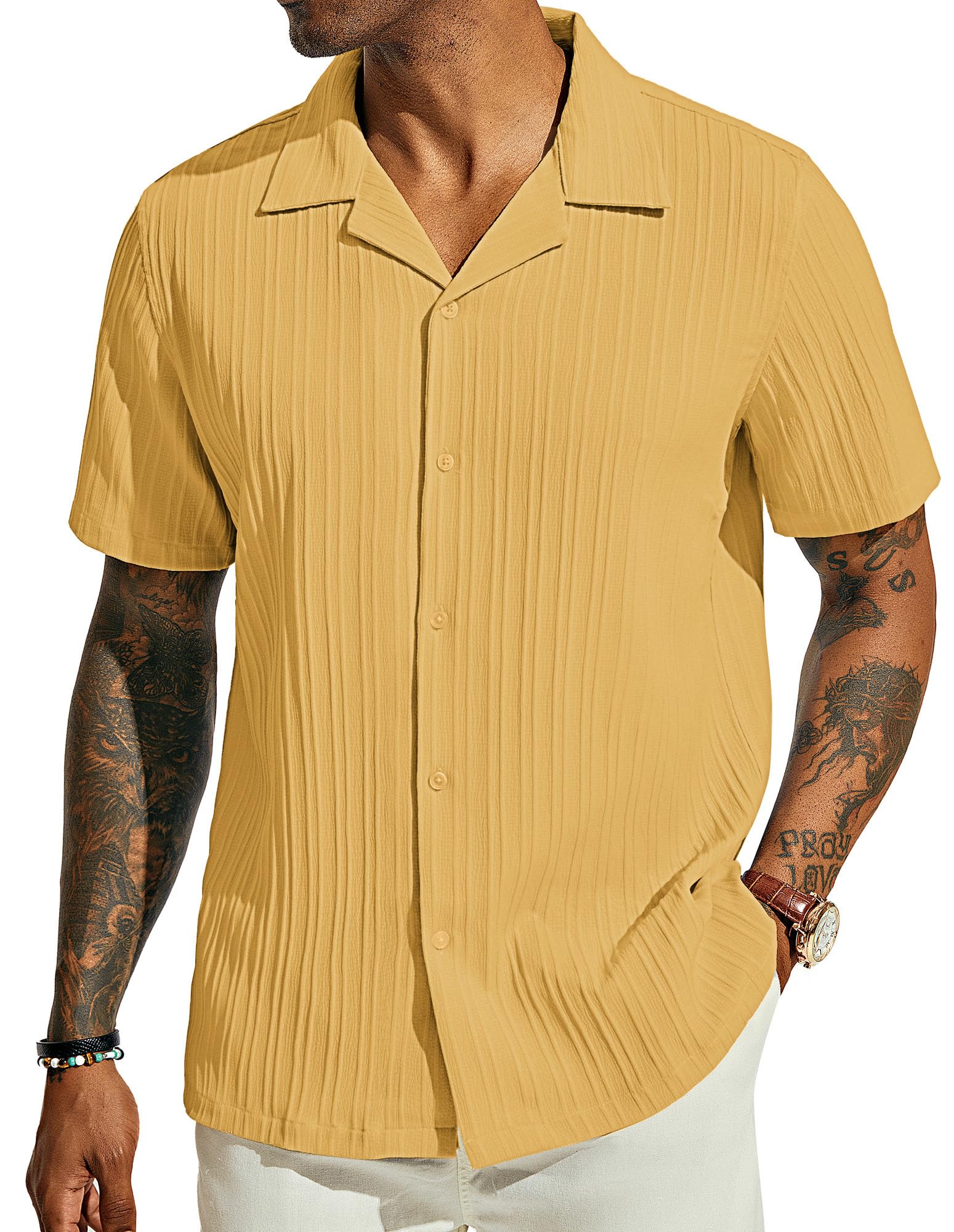 PJ PAUL JONES Textured Button Down