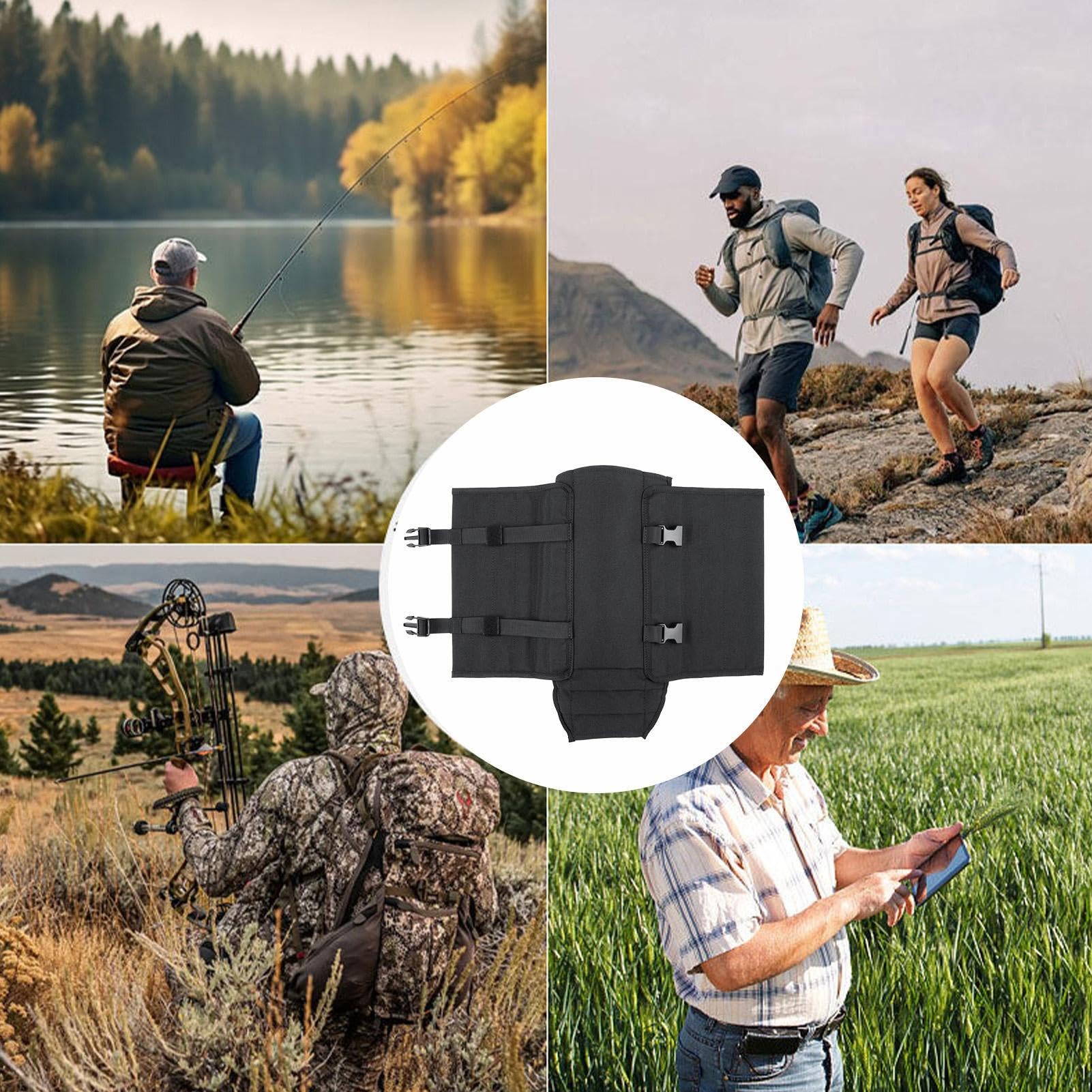 Beingamaschen für Männer | 1 Paar Anti-Bissschutz, leicht, verstellbar, Wandergamaschen für Damen | für Outdoor-Aktivitäten: Trail, Laufen, Camping, Angeln, Abenteuer und Gartenarbeit in Plei