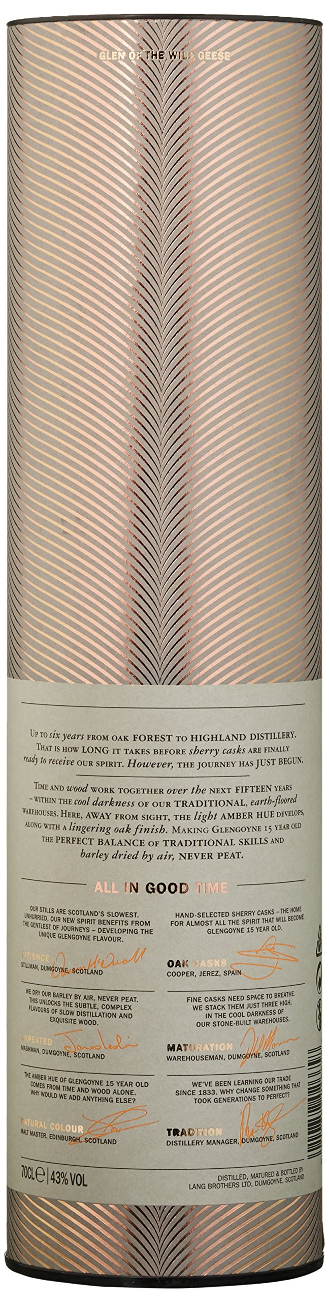 Glengoyne Highland Single Malt 15 Years (1 x 0.7 l)