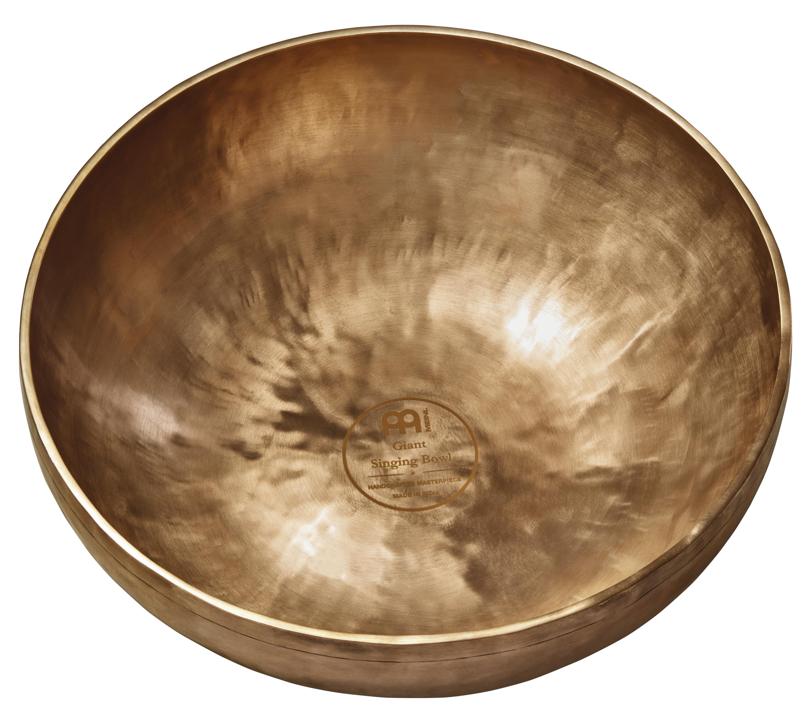 Giant Grounding Singing Bowl, Bronze — HANDMADE IN INDIA — For Calming Meditation, ASMR, Sound Healing, or Yoga