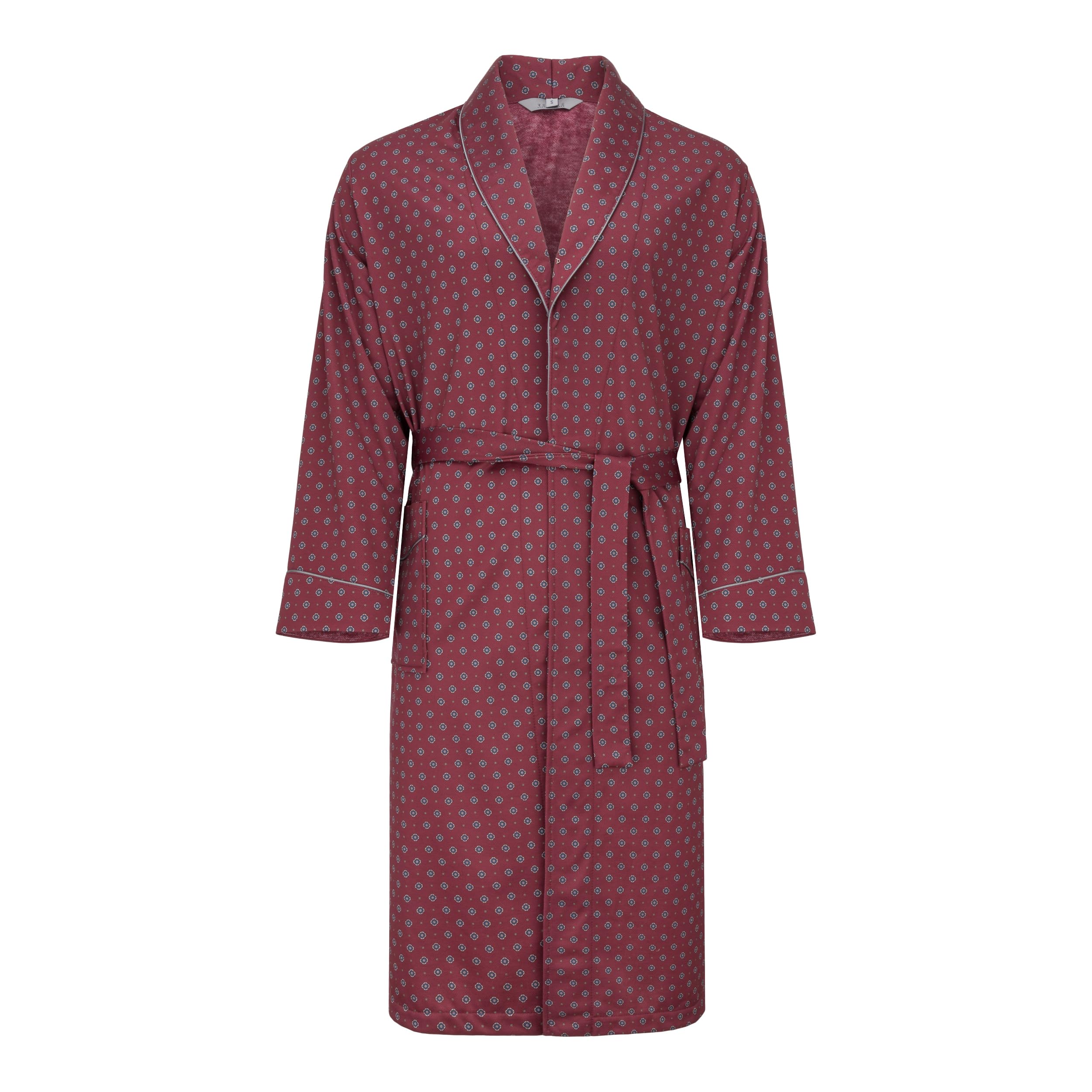 Revise Re-502 Men's Dressing Gown, Burgundy Red 601, 3XL