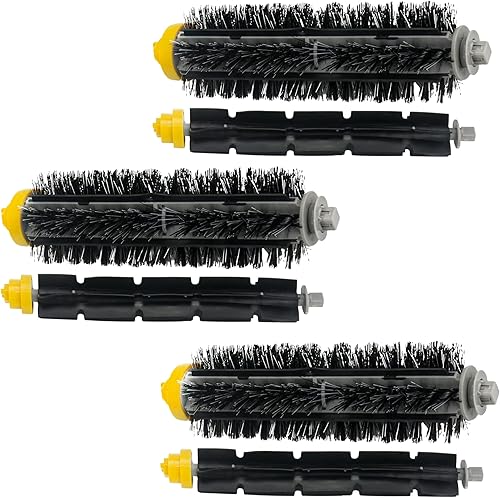 Cepillos de repuesto aptos para i-Robot Room-ba 600 y 700 Series 614 630 635 640 645 650 660 675 680 690 695 760 770 780 Robot Aspirador Incluye 3