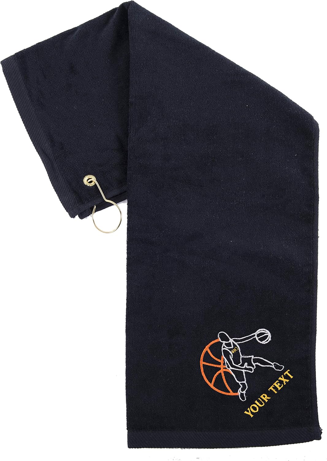 Mato & Hash Custom Basketball Towels, Sports Towels, Personalized Basketball Towels for Teams - Dribbling - 10PK Hunter CE6900Basketball S3-2