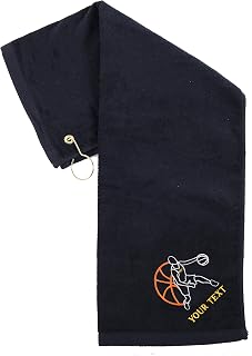 Mato & Hash Personalized Basketball Towels, Rally Towels, Custom Embroidered Team Towels