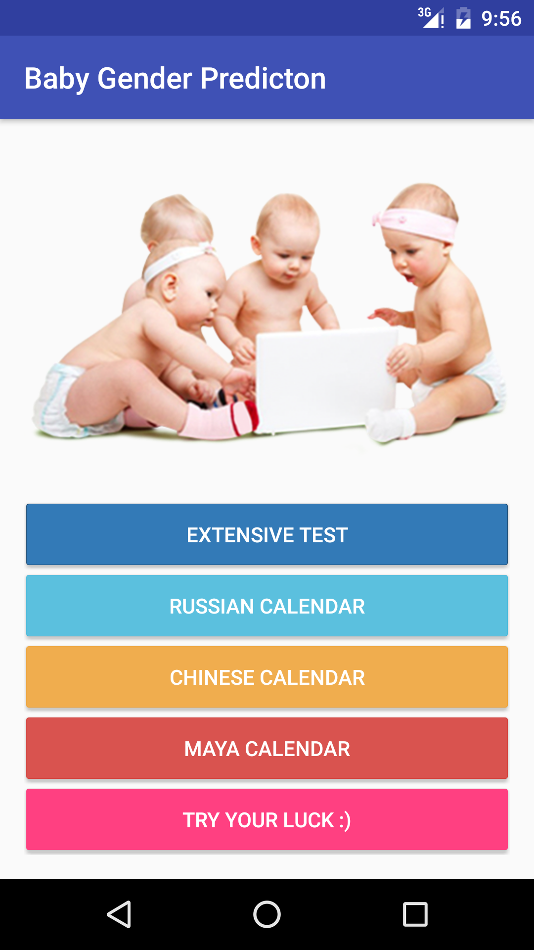 Baby Gender Predictor App on the Amazon Appstore