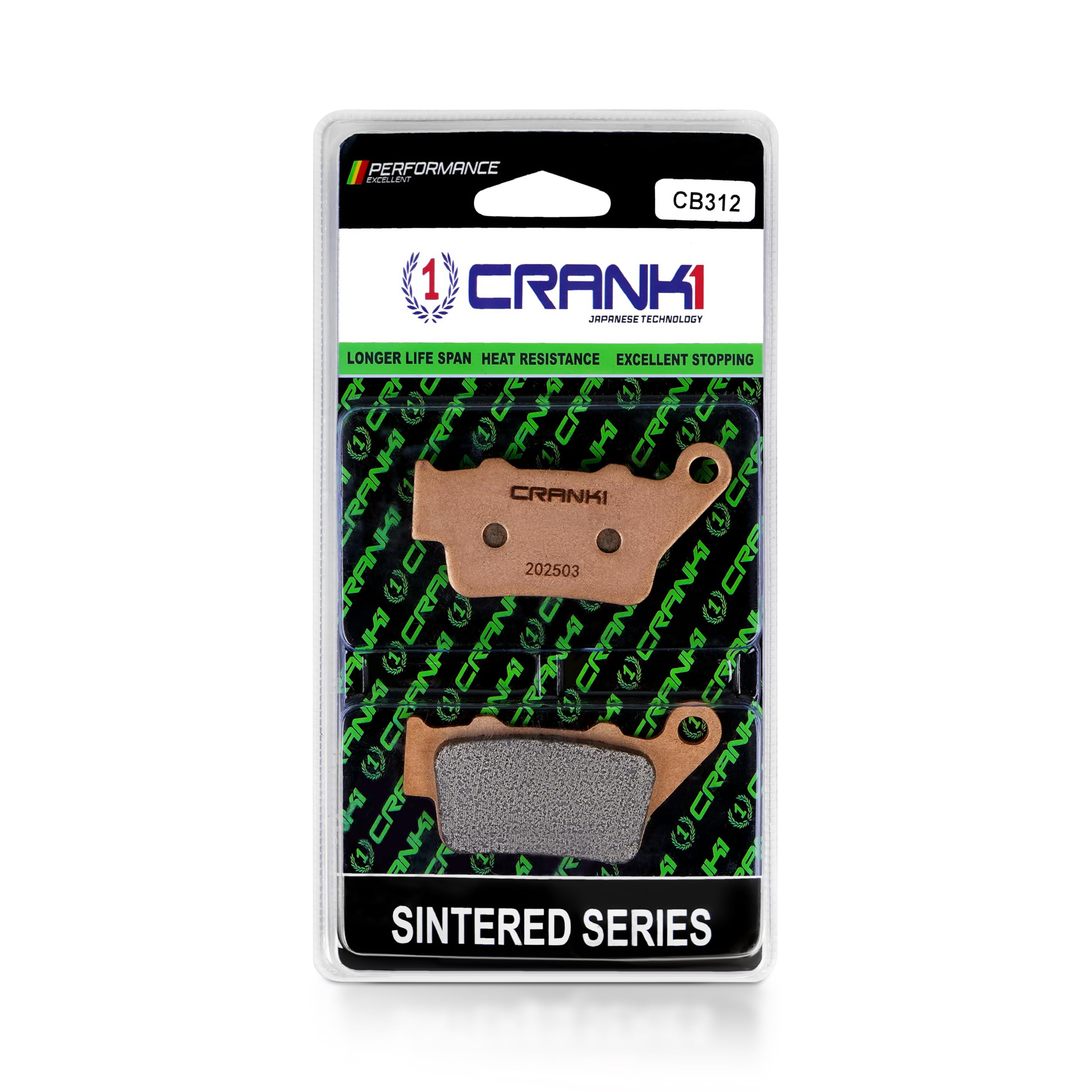 Sintered Brake Pads Compatible For Triumph Scrambler 400X - Rear - CB312-1 Set-picture-15
