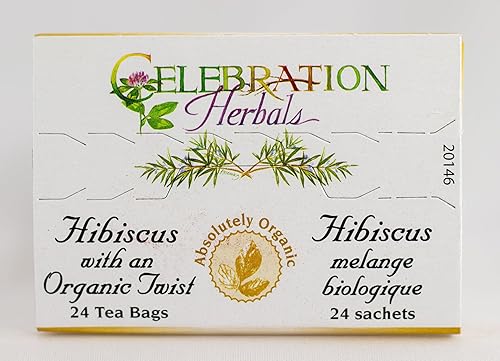Miniatura 7 de CELEBRATION HERBALS Hibiscus Organic Twist 24 Bolsa, 0.02 libras