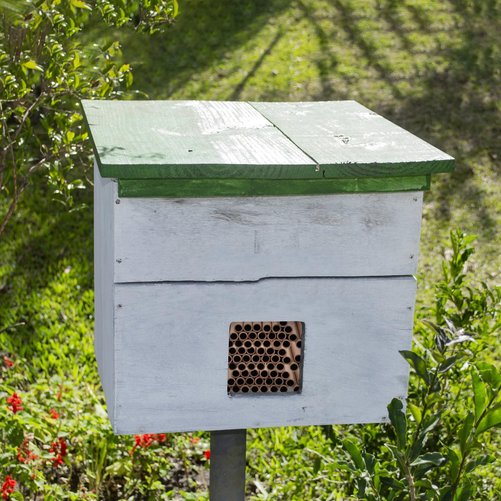 SHINEOFI 200 Papierröhren Imkereibedarf Mehrzweck Selbstgemacht Bienenhaus Bastelpapier Stabile Zuschneidbare Papierrolle für Bienenstöcke Sicher Langlebig 8mm Innendurchmesser 10mm