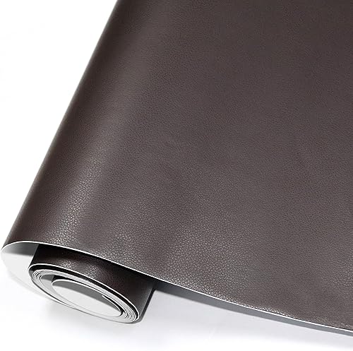 CHEIGHY Kit de reparación de cuero para muebles, cinta de parche de cuero PU impermeable autoadhesiva - adhesivo fuerte para sofá, asiento de