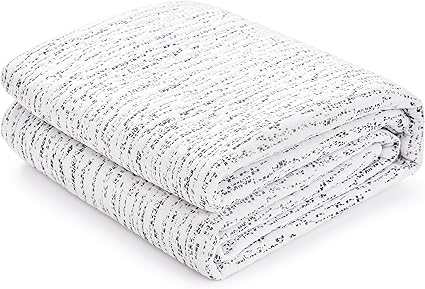 Mattress Topper Cover (Only Cover) Mattress Topper Protector Bedding Removable Mattress Encasement with Zippers