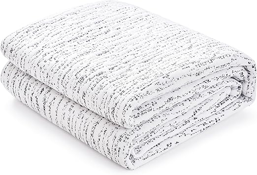 Mattress Topper Cover (Only Cover) Mattress Topper Protector Bedding Removable Mattress Encasement with Zippers