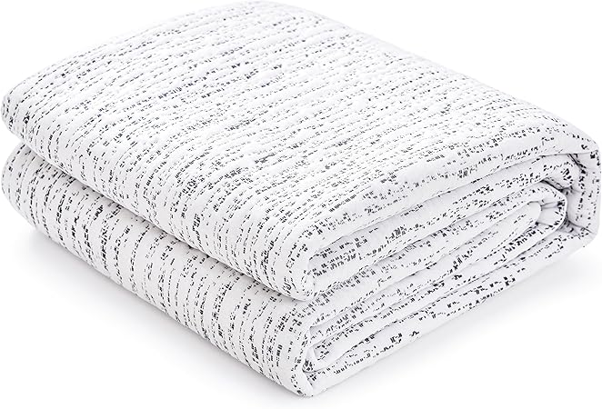 Mattress Topper Cover (Only Cover) Mattress Topper Protector Bedding Removable Mattress Encasement with Zippers
