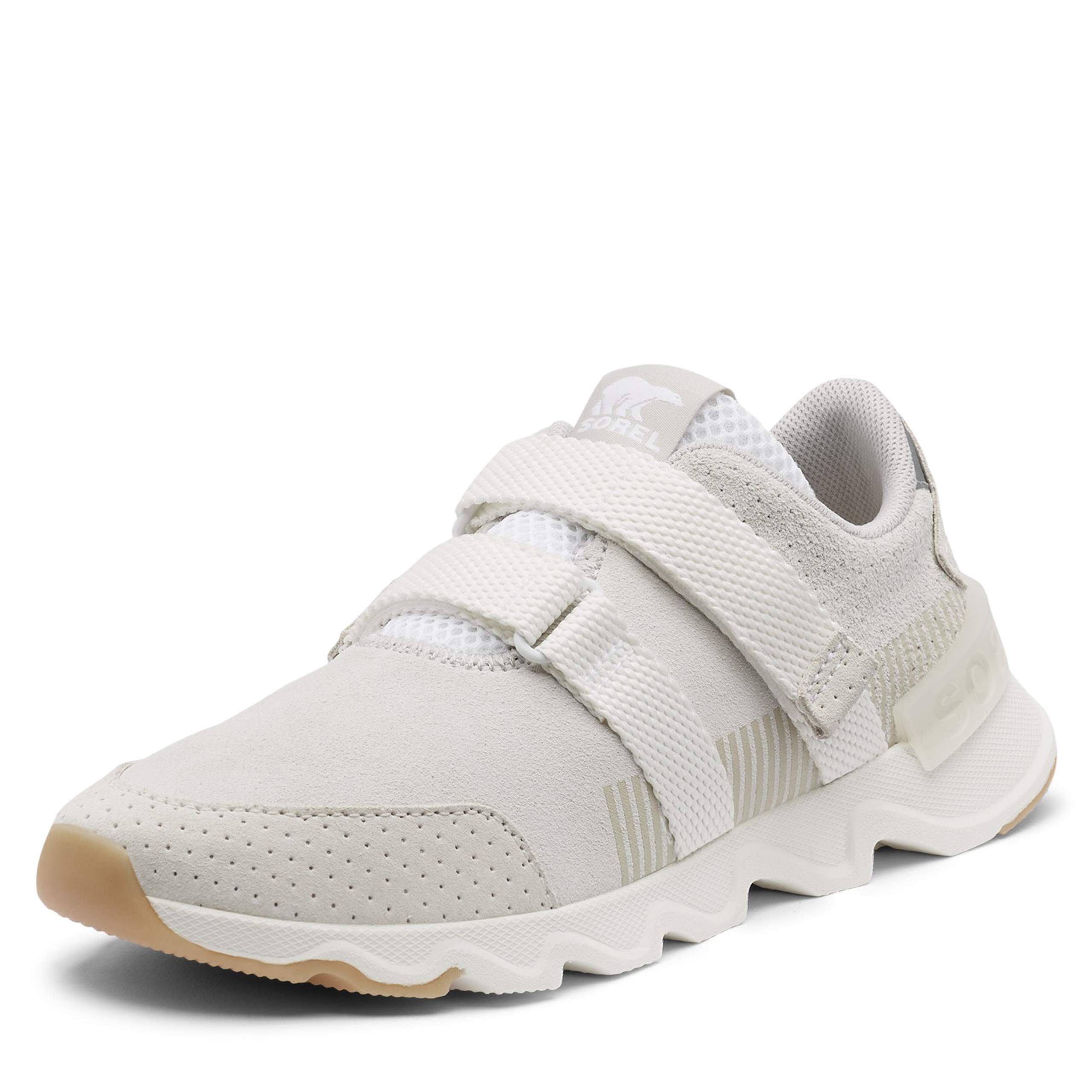 SorelWomen’s Kinetic Lite Strap, Suede or Mesh Sneaker with Scalloped Sole