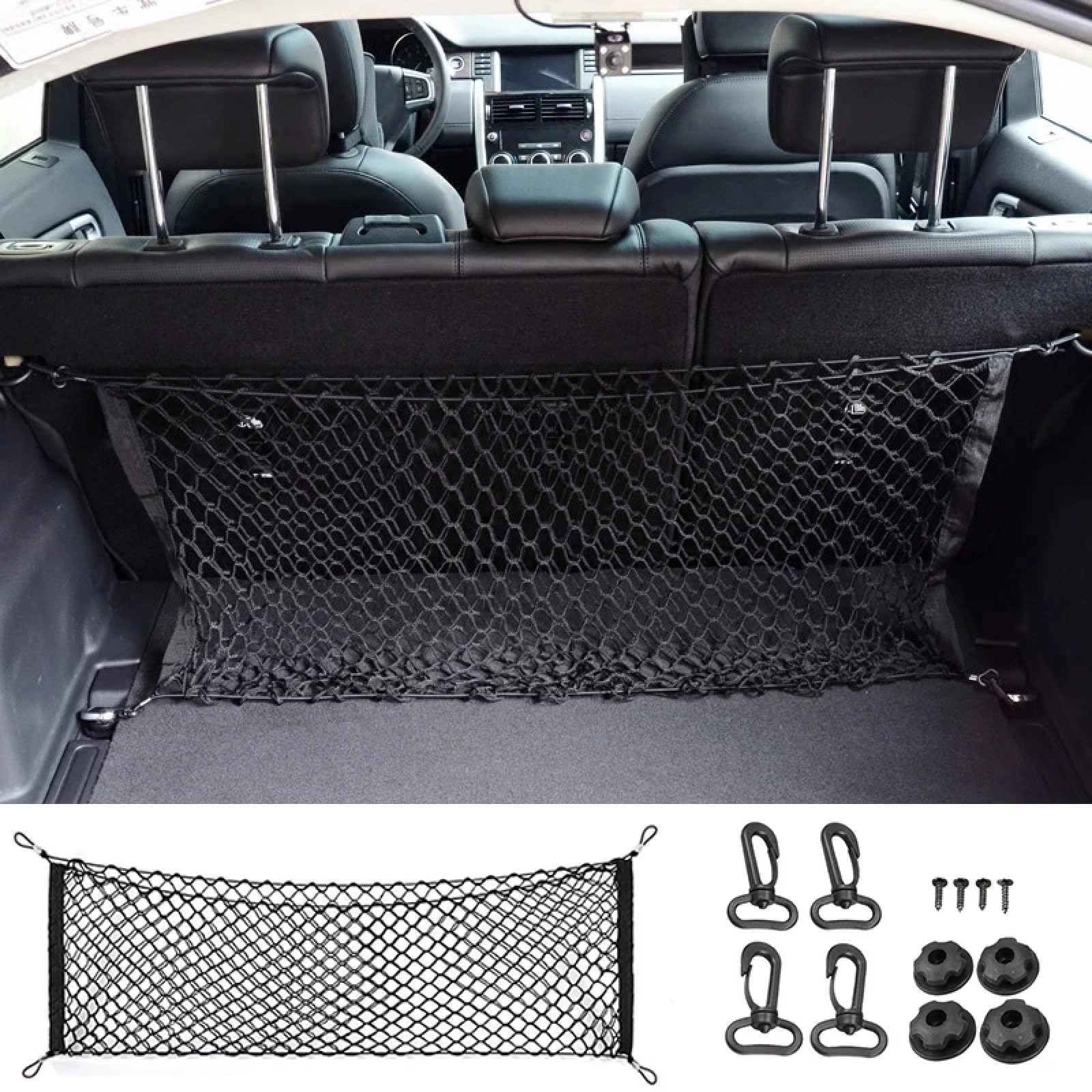 Rete Bagagliaio Auto,per Ford Transit Tourneo Custom 2012~2017,Elastica Rete carico Fissaggio Bagagliaio Reti Portaoggetti Bagagliaio Organizzare