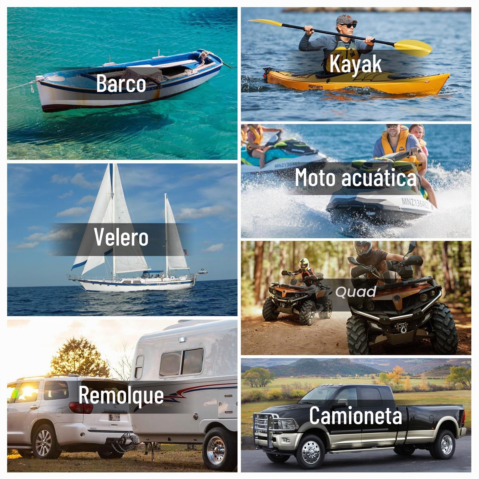 Pindex Cabrestante para barco con correa de 10 m, 800 kg, con antirretroceso | Con gancho de carga, palanca de bloqueo, tornillo, tuerca y arandela, para taller, garaje, remolque, dinghi, madera