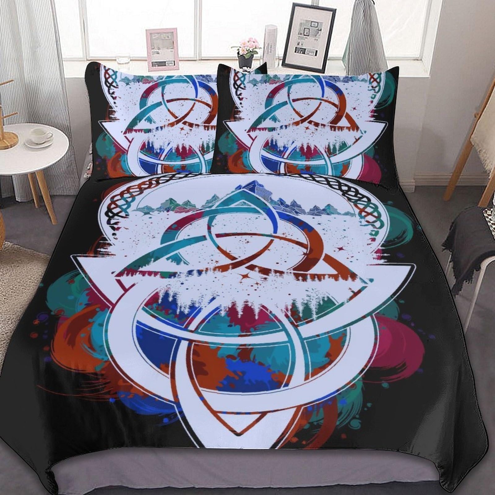 Housse d'oreiller et couette Viking Triquetra un cadeau déco idéal