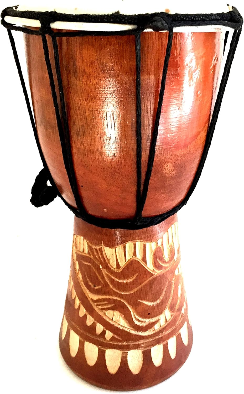 Djembe Drum Bongo Congo African Hand Drum - MED SIZE- 12" High, JIVE® BRAND- Professional Sound