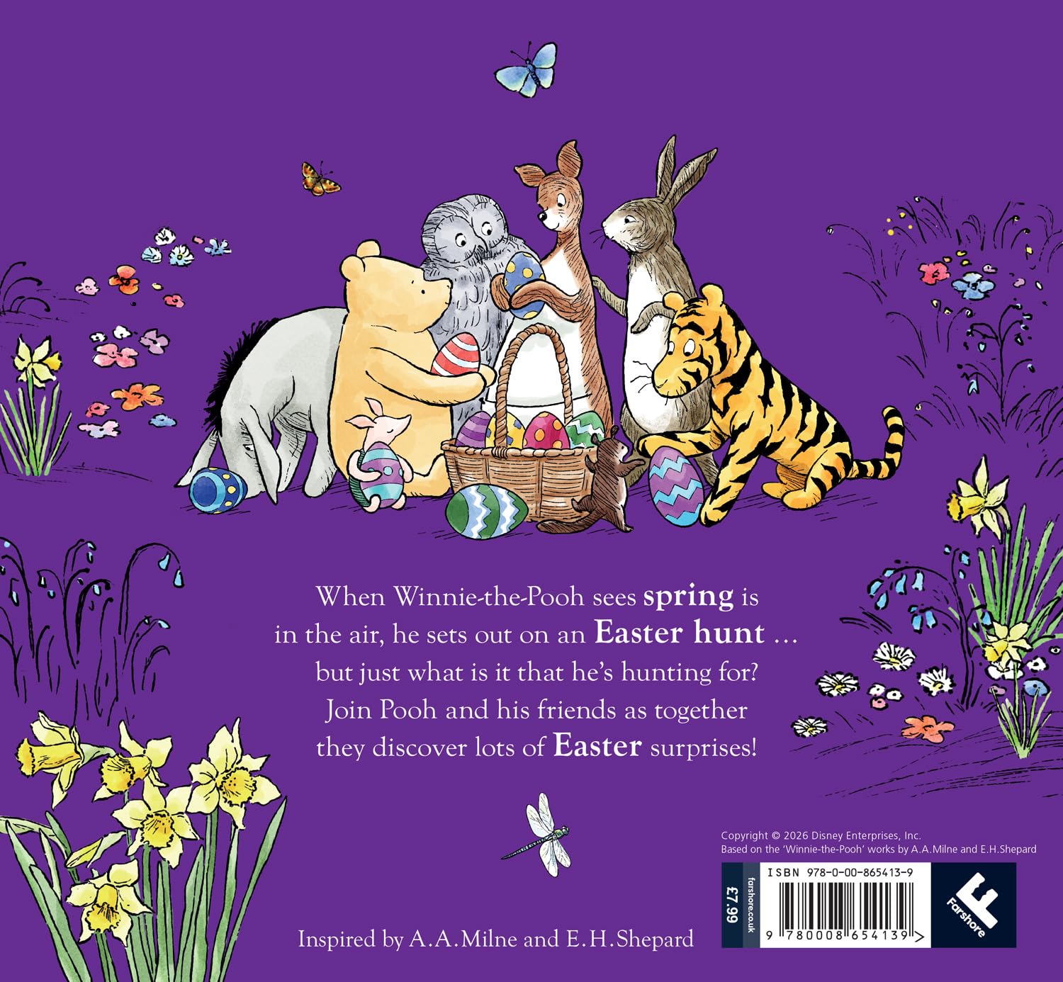 Winnie-the-Pooh Easter Hunt: Reissued for 2026, this illustrated storybook is an idea Easter gift for fans aged 2-6!