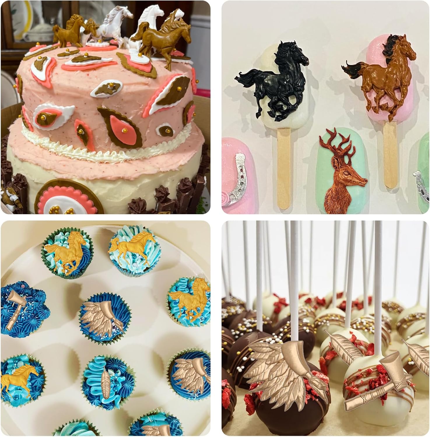 MIYAHOUSE Moldes De Silicona Para Fondant De Oso De Silicona Para Baby Shower, Decoración De Pasteles, Pasta De Goma, Caramelo De Chocolate, Arcilla Polimérica, Juego De 5