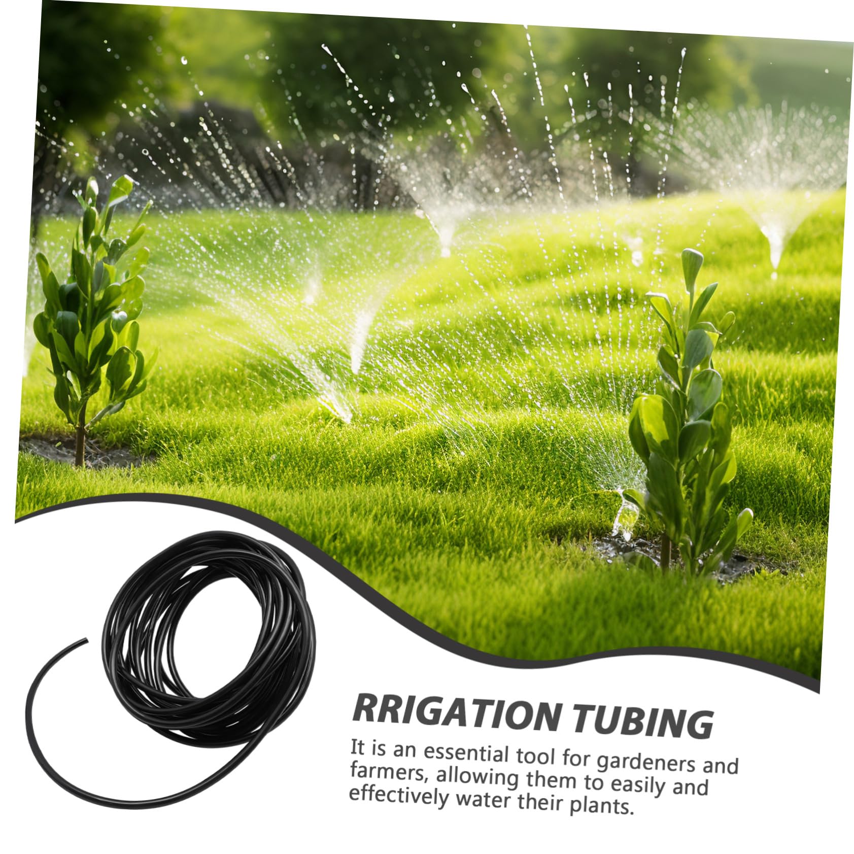 PVC Bewässerungsschlauch Flexibel Druckbeständig Garten Bewässerungssystem für Gewächshaus Pflanzen Landwirtschaft Vielseitig Einsetzbar Robust und Installieren