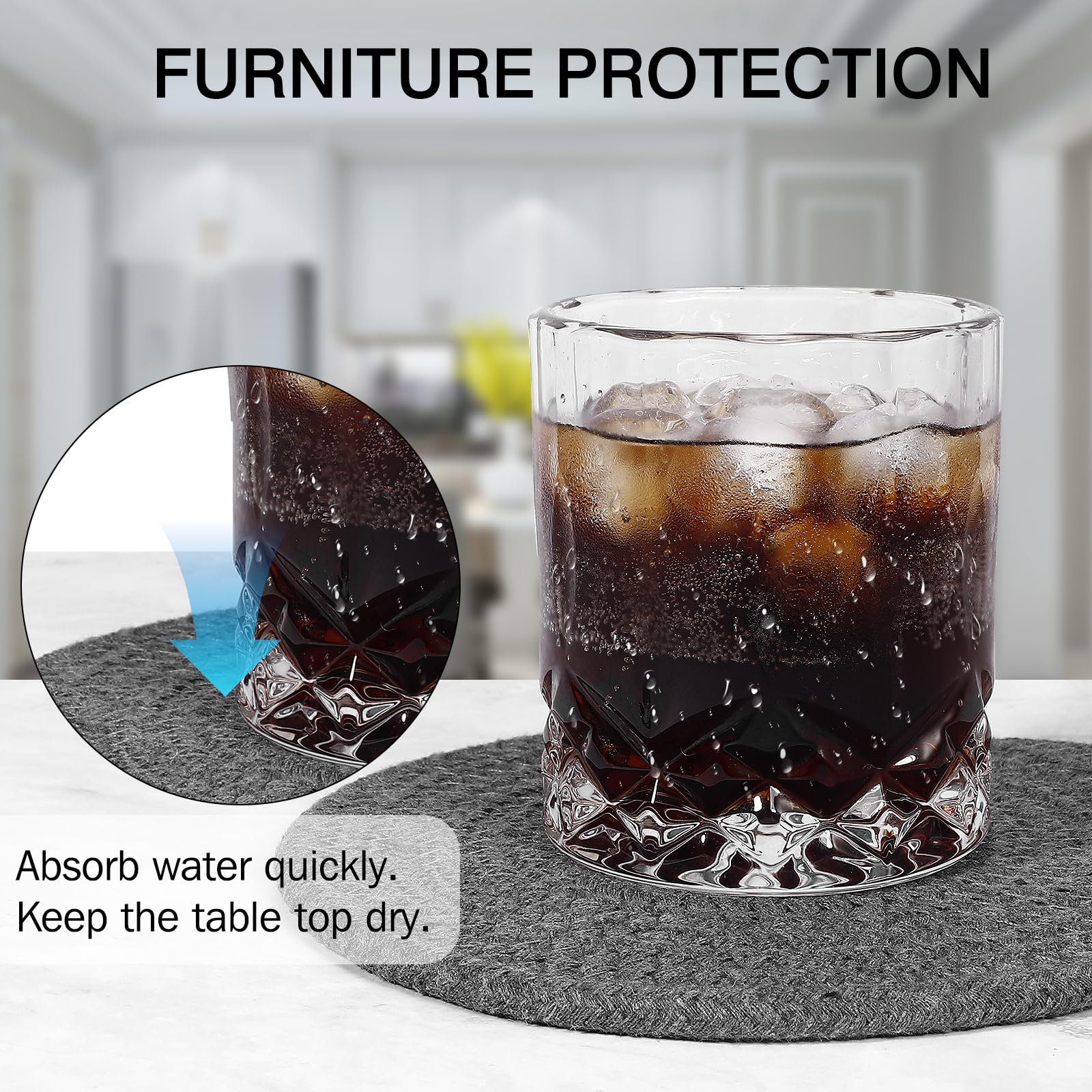 ME.FAN Cotton Trivets - 8 Set Heat Resistant -6 ME.FAN Cotton Trivets - 8 Set Heat Resistant -6