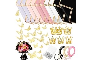 218 Pcs Complete 5 Flower Bouquet Making Kits