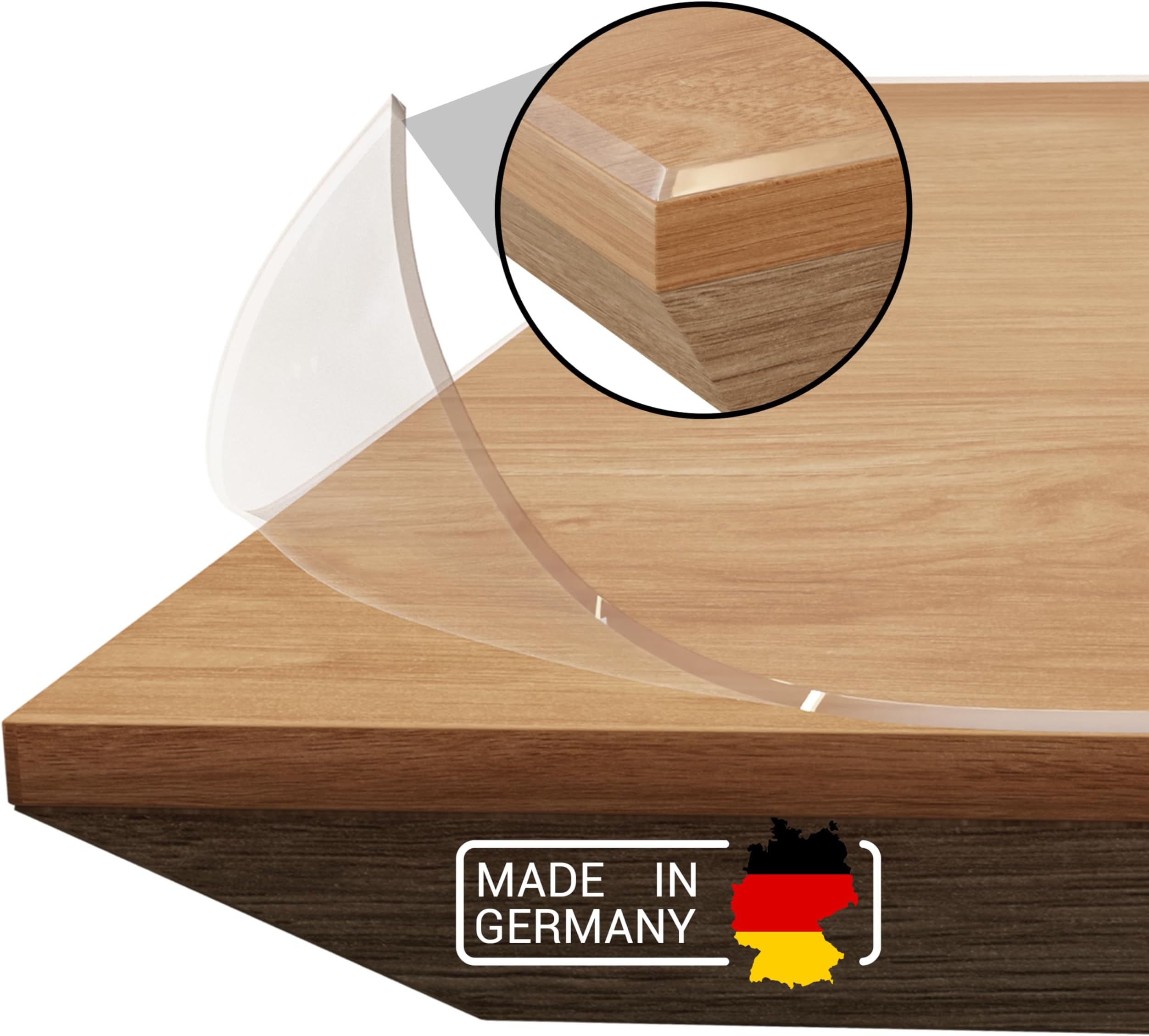 Domar - Tischfolie transparent 2mm nach maß - Made in Germany I ...