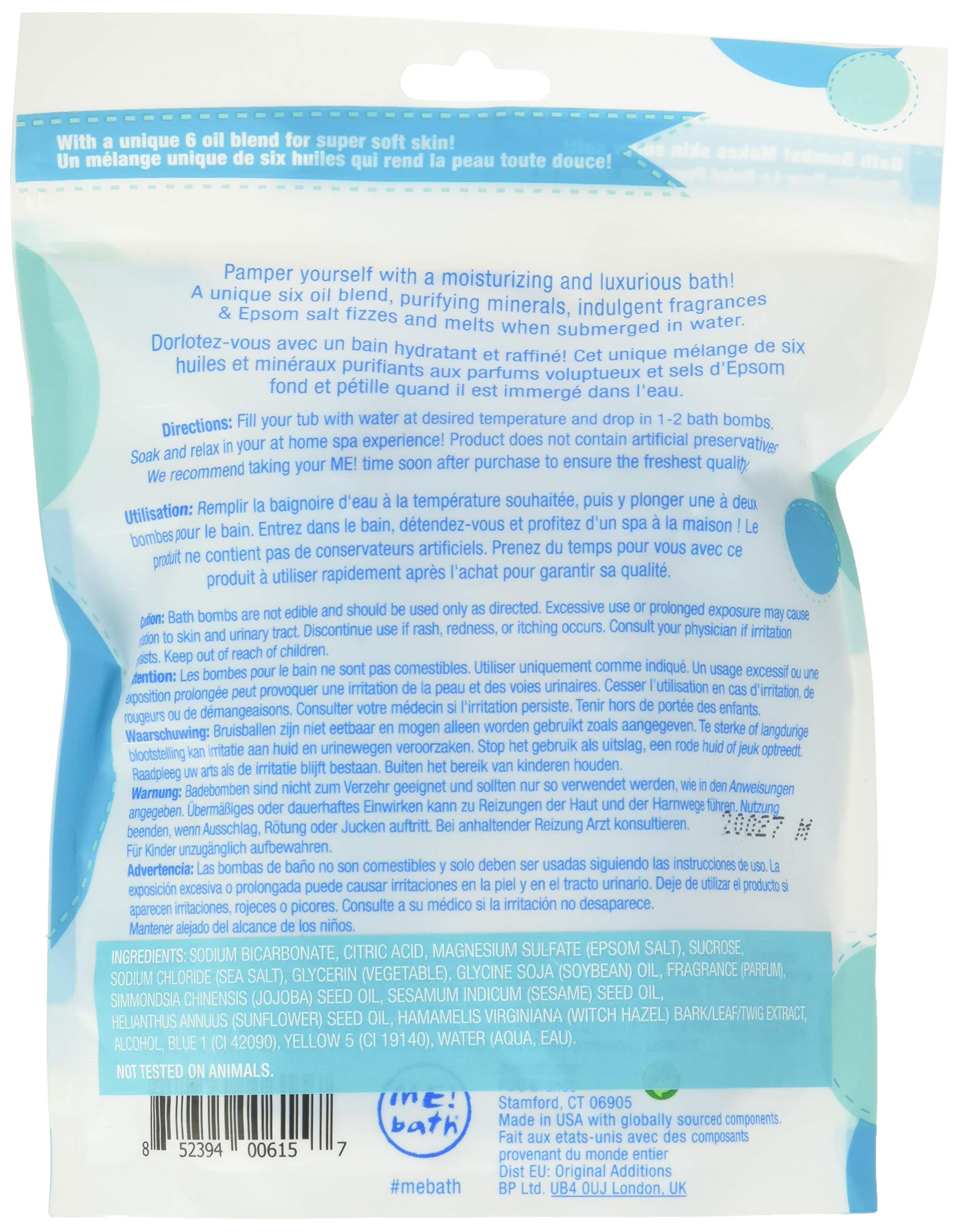 ME! Bath Cucumber Melon Mini Bath Ice Cream Bath Soak 12 oz