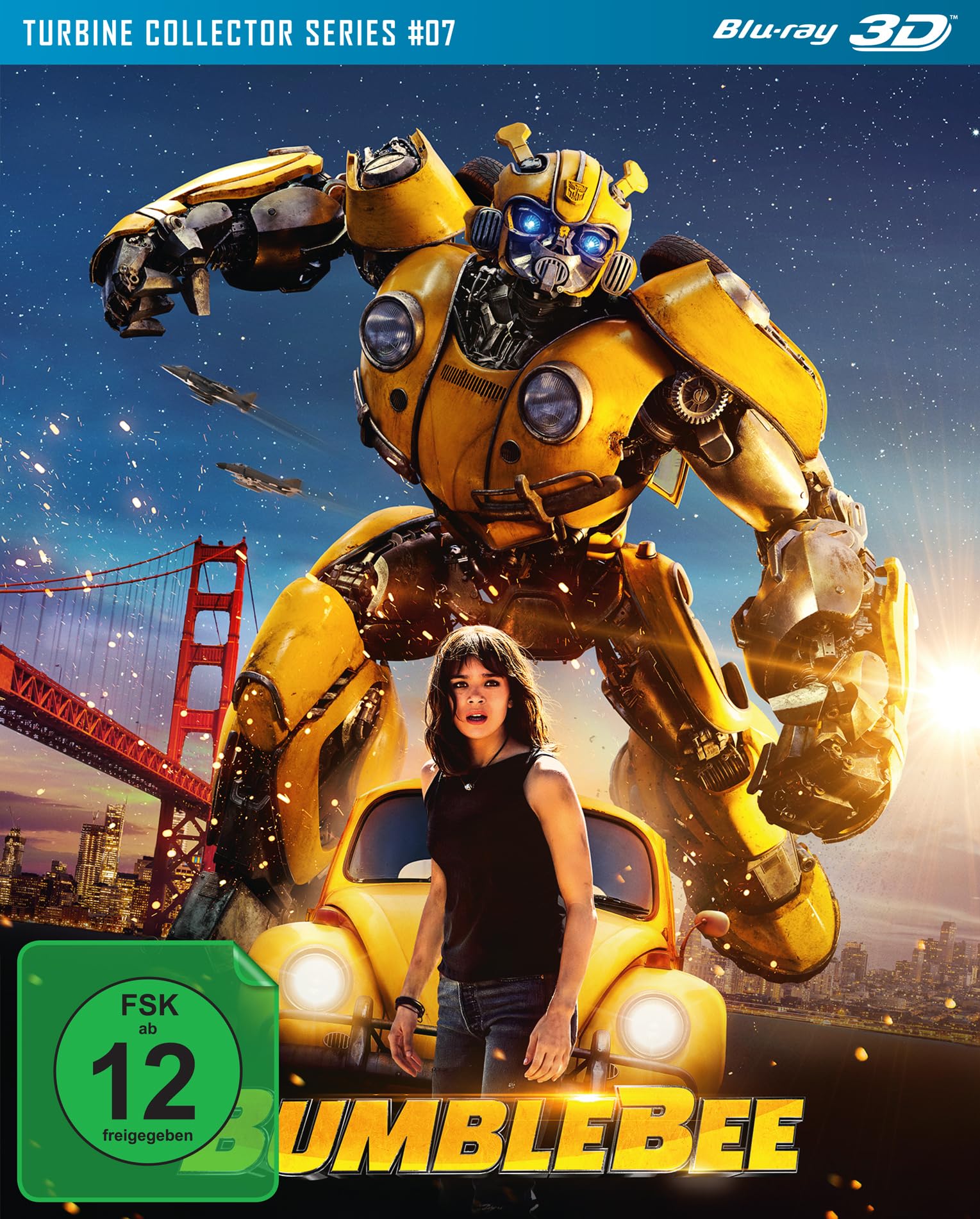 Vive la acción de Bumblebee 3D en tu cine en casa con Turbine Collector Series #07 Blu-ray 3D