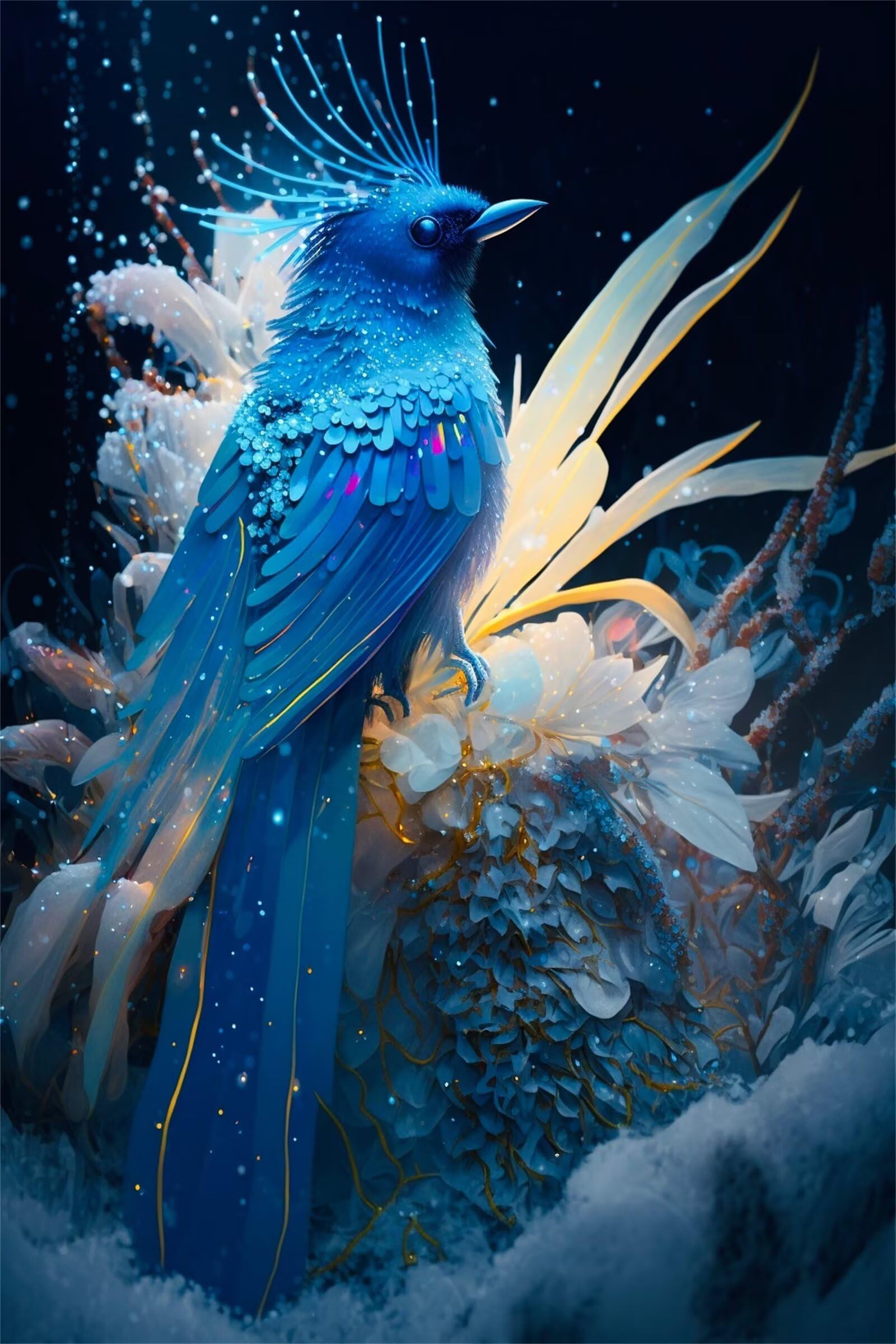 Puzzle dla dorosłych, 1200 elementów, Blue Animal Landscape, grafika, puzzle 75 x 50 cm, kolorowe puzzle "zrób to sam" do dekoracji domu, rodzinne puzzle dla początkujących i dzieci