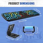Push Up Board, Foldable 14-in-1 Push-Up Board System, Portable Push Up Bar for Chest, Shoulders, Triceps & Back – Home Gym Strength Training Equipment for Men & Women