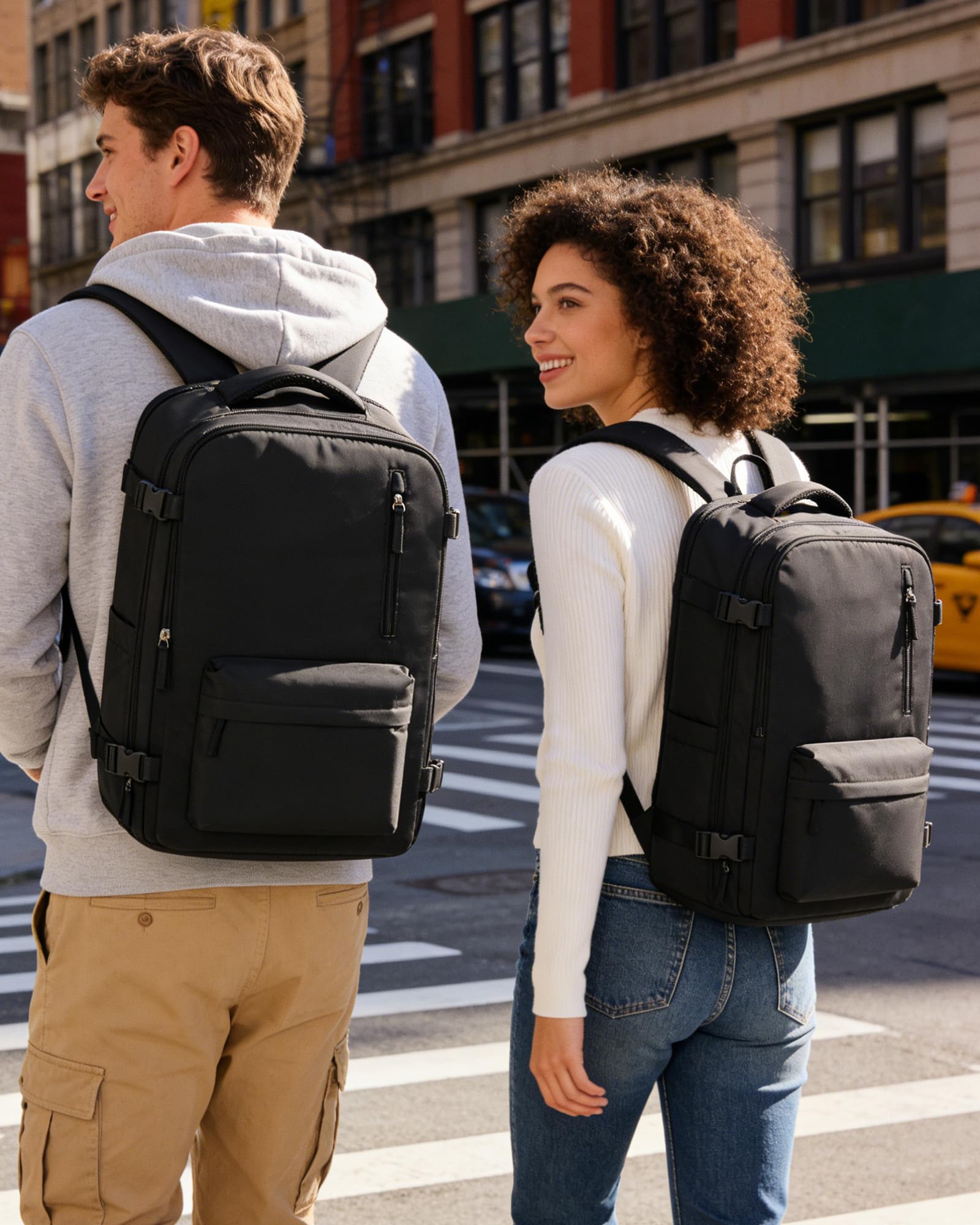 SZSYCN Zaino da Viaggio con Sottovuoto Ryanair 40x30x20 Wizzair Borse da Cabina per Ryanair 40x20x25 Bagaglio a Mano Sottovuoto con pompa,Zaino Casual per Laptop