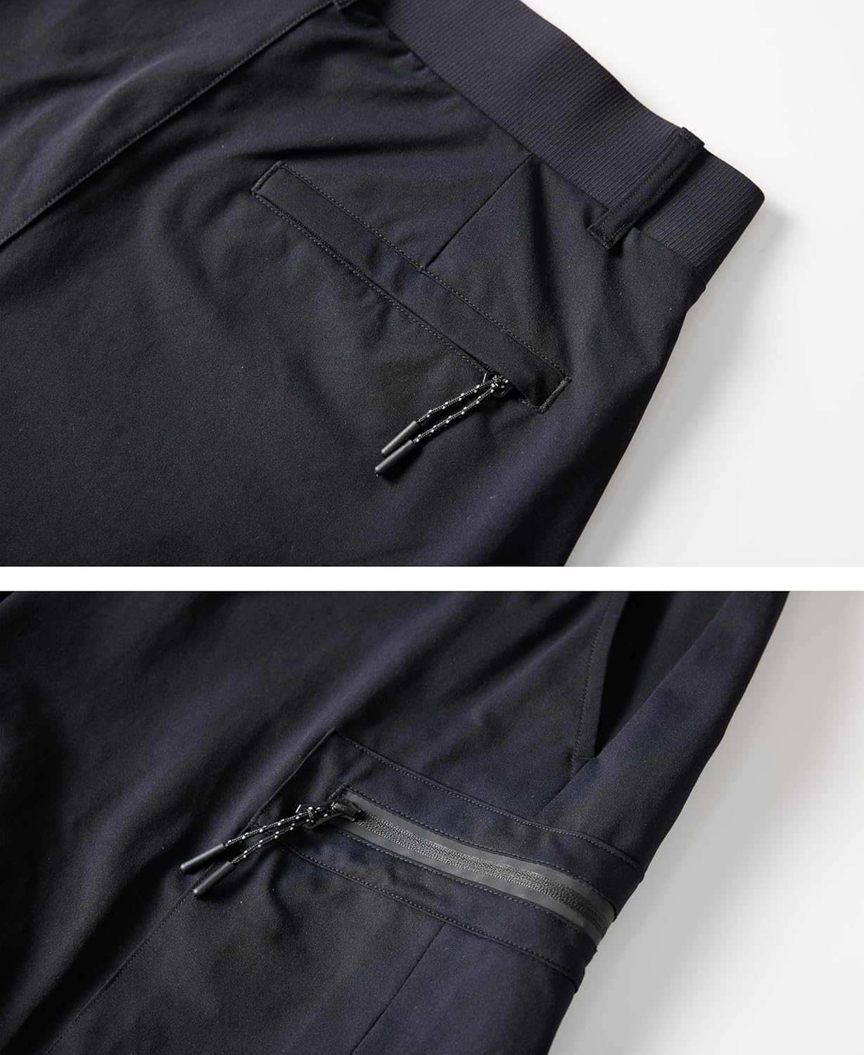 Oalka Women's Hiking Cargo Shorts Bermuda Lightweight Golf Camping 9" Long Shorts with Pockets Quick Dry - Image 5