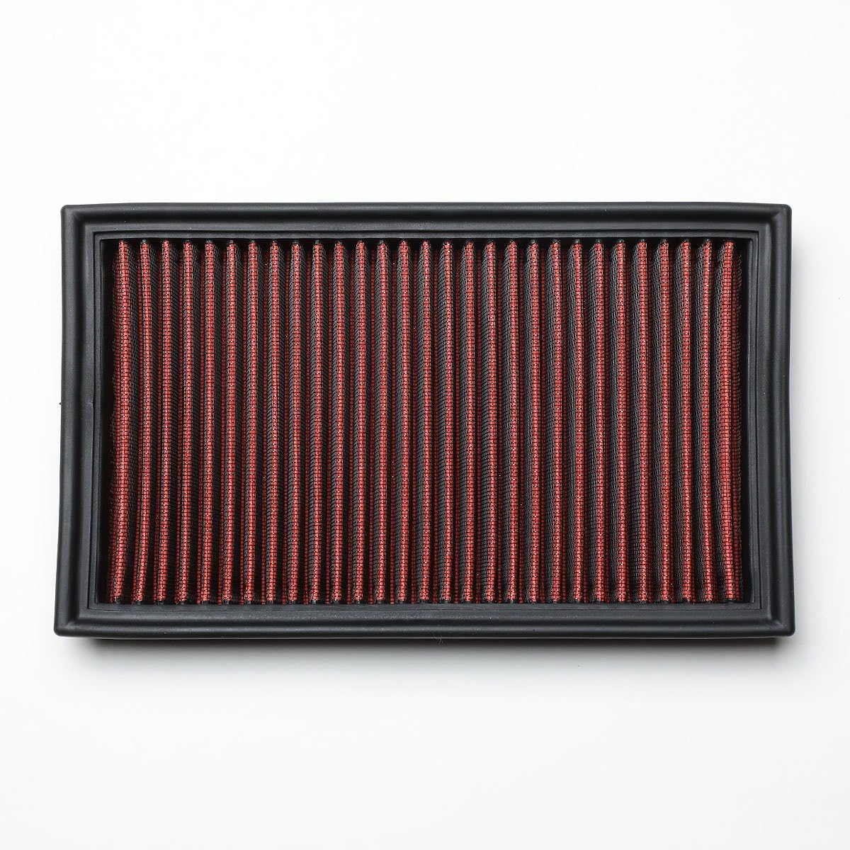 DNA Motoring AFPN-110-RD Clean Air Washable Drop In Panel Air Filter Enhance Engine Performance Power & Acceleration Improve [Compatible with 89-17 Nissan 240sx / 350z / Maxima/Murano]