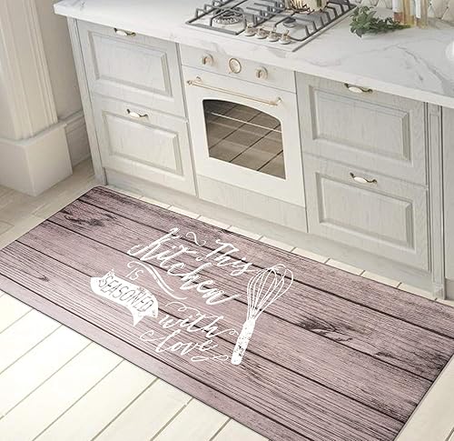 Miniatura 9 de Rugshop Alfombrilla antifatiga para batidor de cocina, 18 x 30 pulgadas, color gris