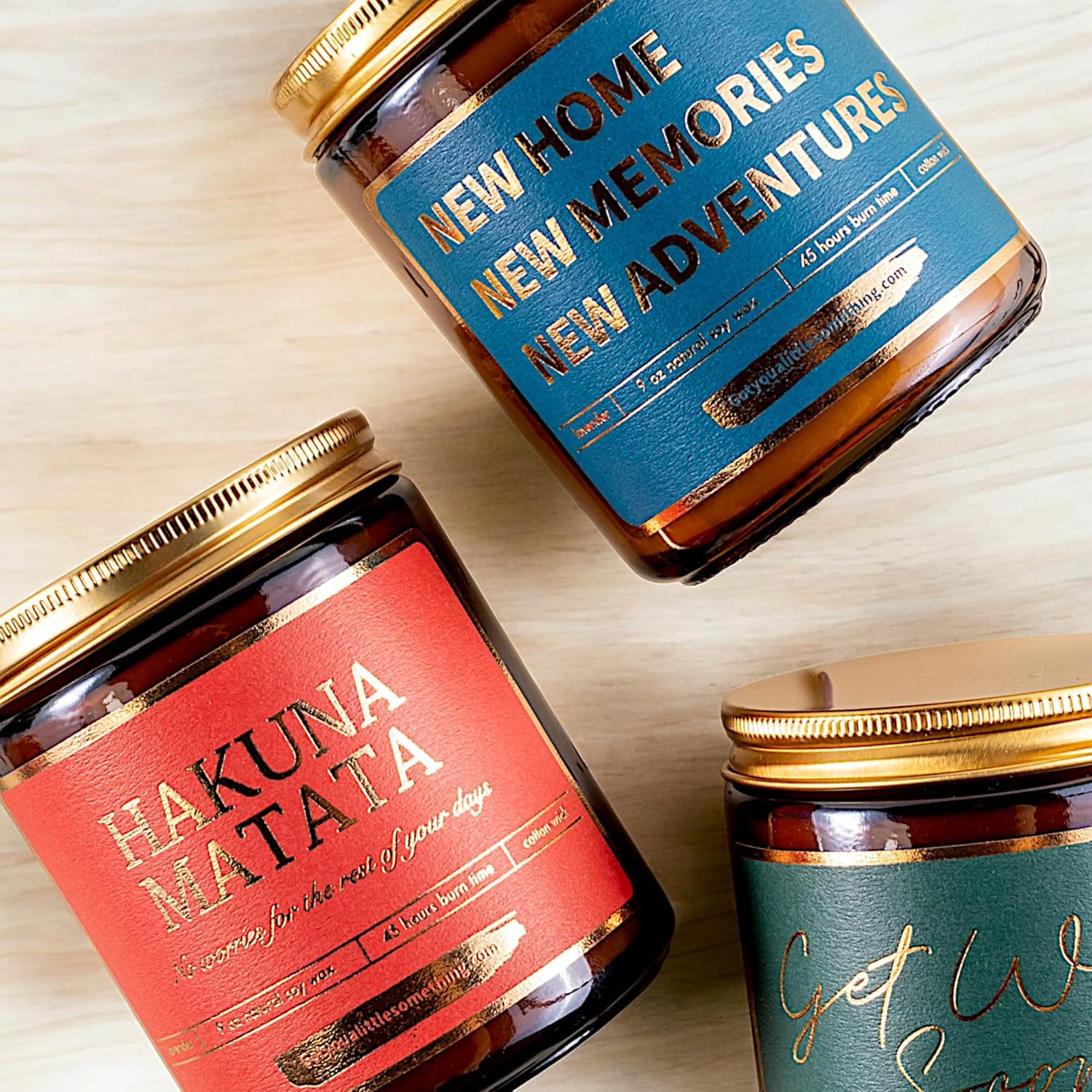 Hakuna Matata Lavender Vanilla Scented Candle, 100% Soy Wax, Cotton Wick, Long Burn Time | Disney Gifts for Women Adults | Disney Lovers Present Idea for Birthday, Christmas - The Lion King Home Decor