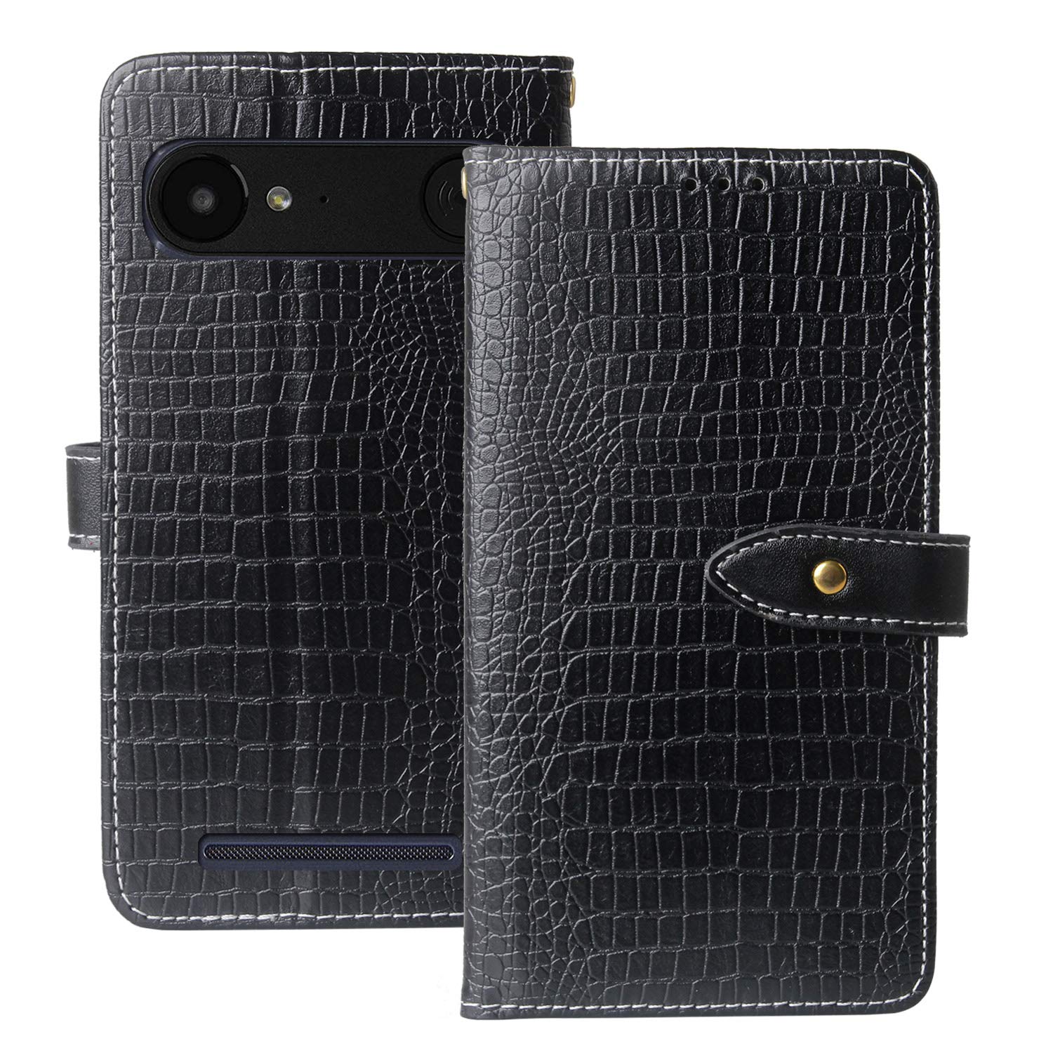 Lankashin Custodia Portafoglio In Vera Pelle Per Doro Liberto 8035 Premium, Con Supporto E Slot Per Carte, Marrone - 5