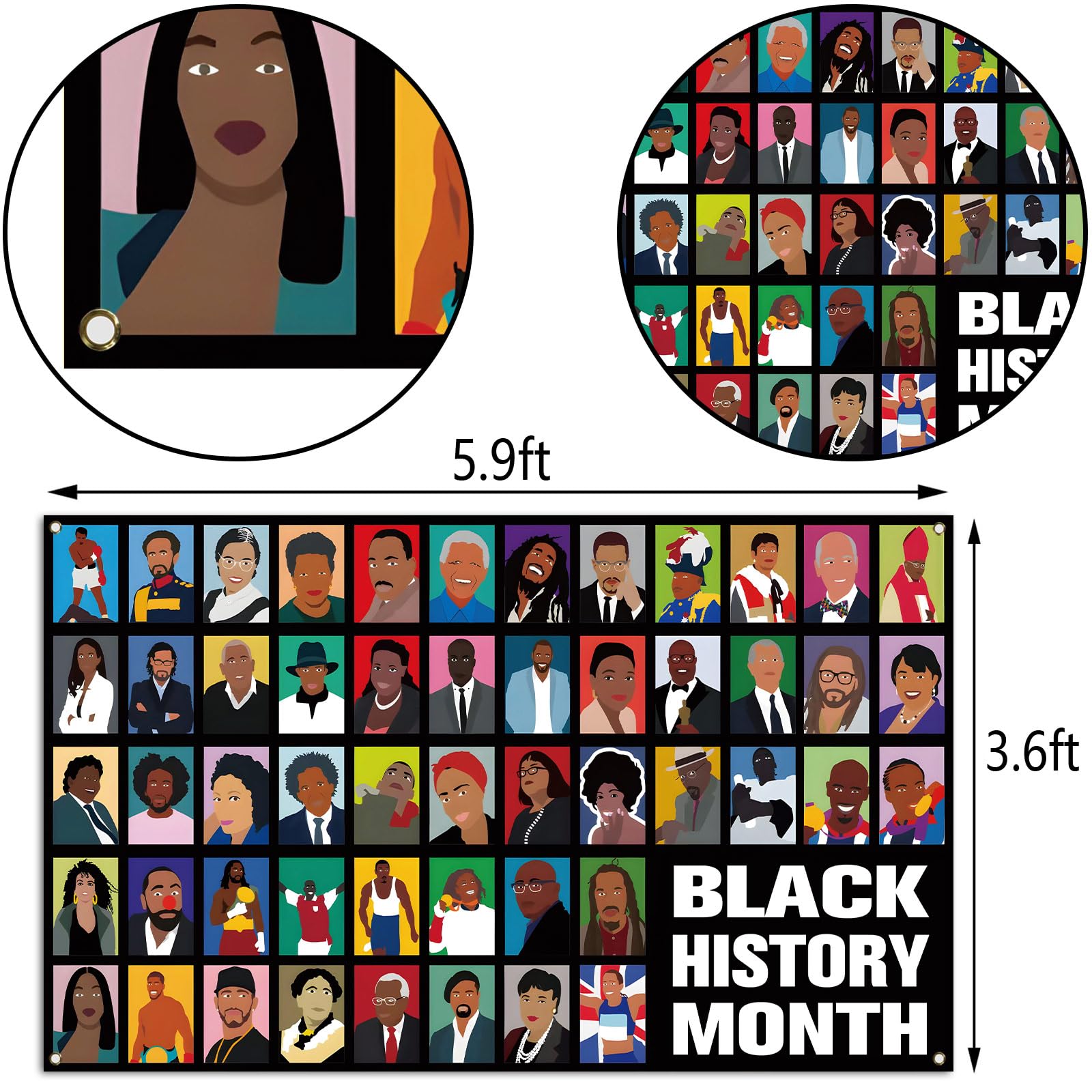 Fotohintergrund Für Black History Month – Afrikanisches Erbe Feiern | Party-Deko Für Schule & Zuhause